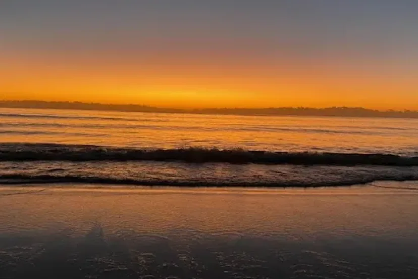 Sunrise over the water on the Sapphire Coast