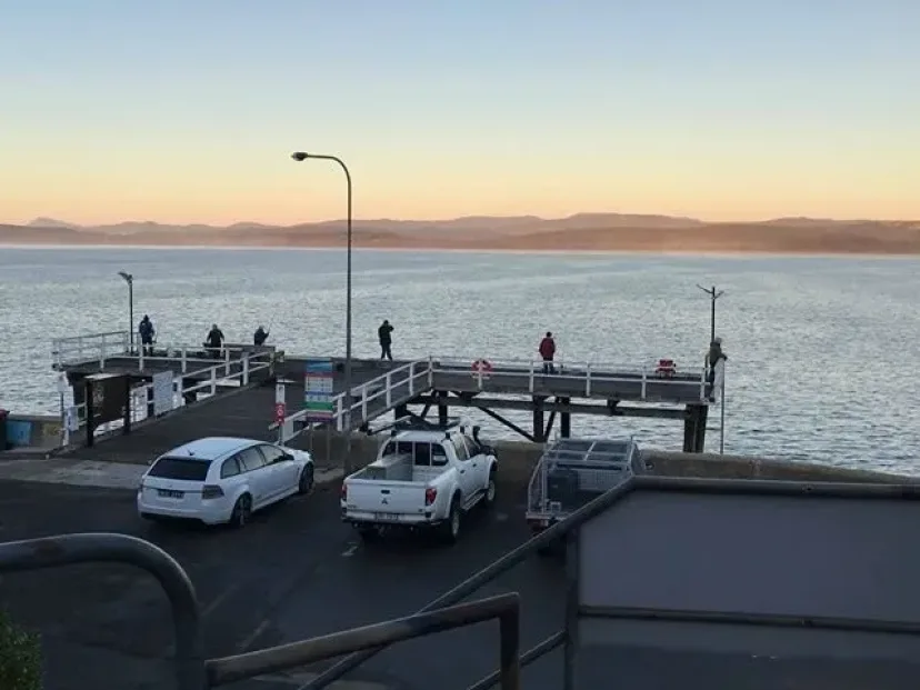 Wharf at dusk on the Wharf to Wharf route
