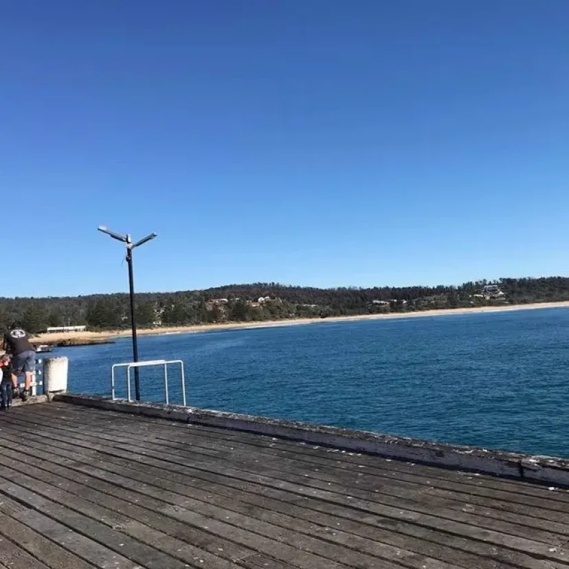 Wharf and blue water on the Wharf to Wharf route