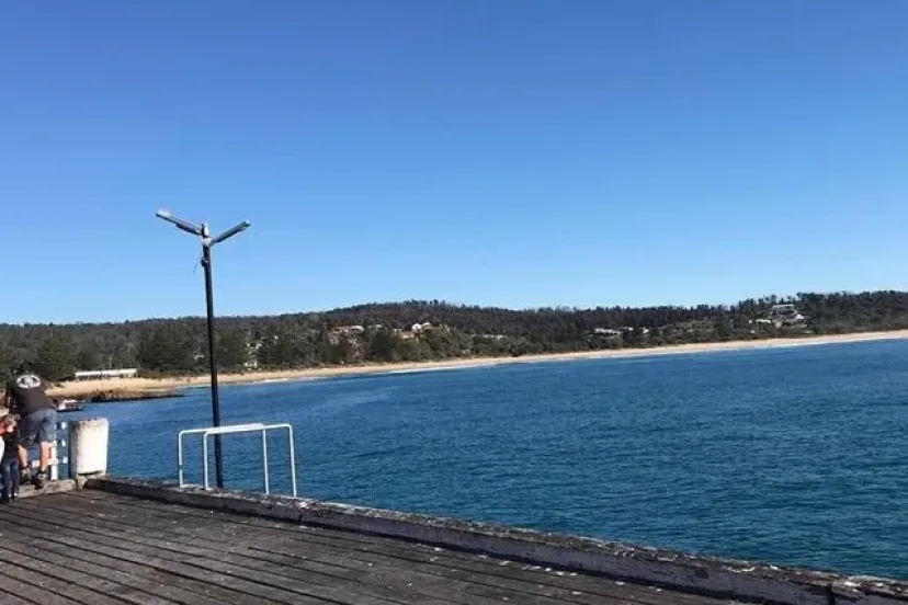 Wharf and blue water on the Wharf to Wharf route