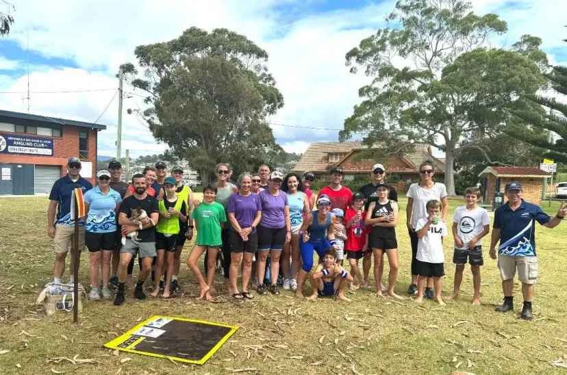 Sapphire Coast Runners members together for a group photo