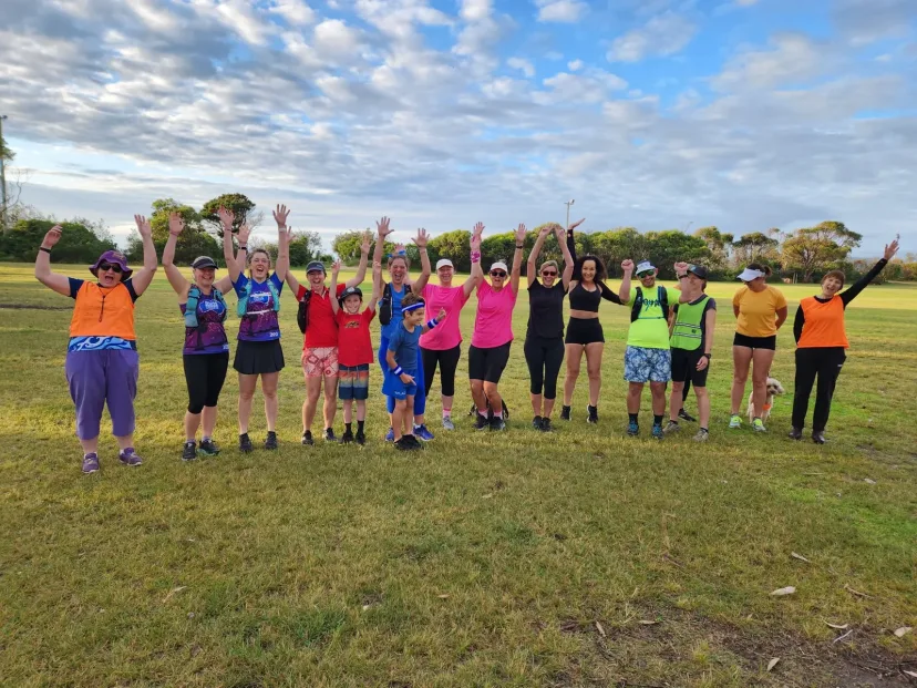 Sapphire Coast Runners members together for a group photo