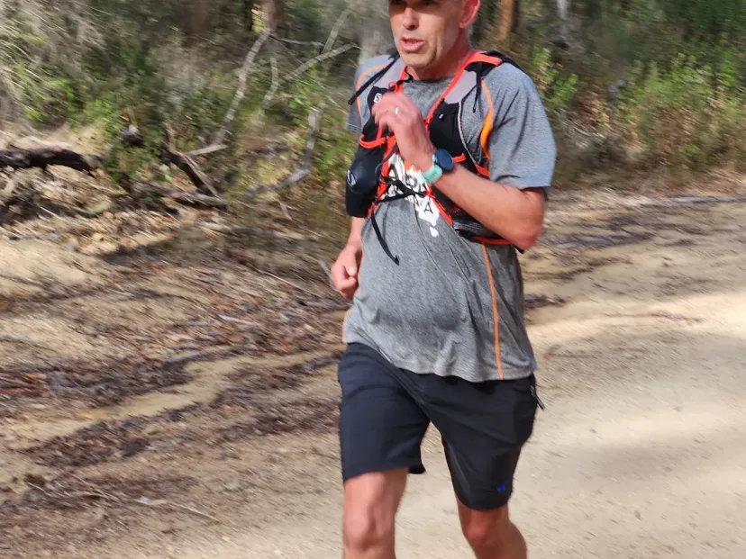 Sapphire Coast Runners member on a bush trail