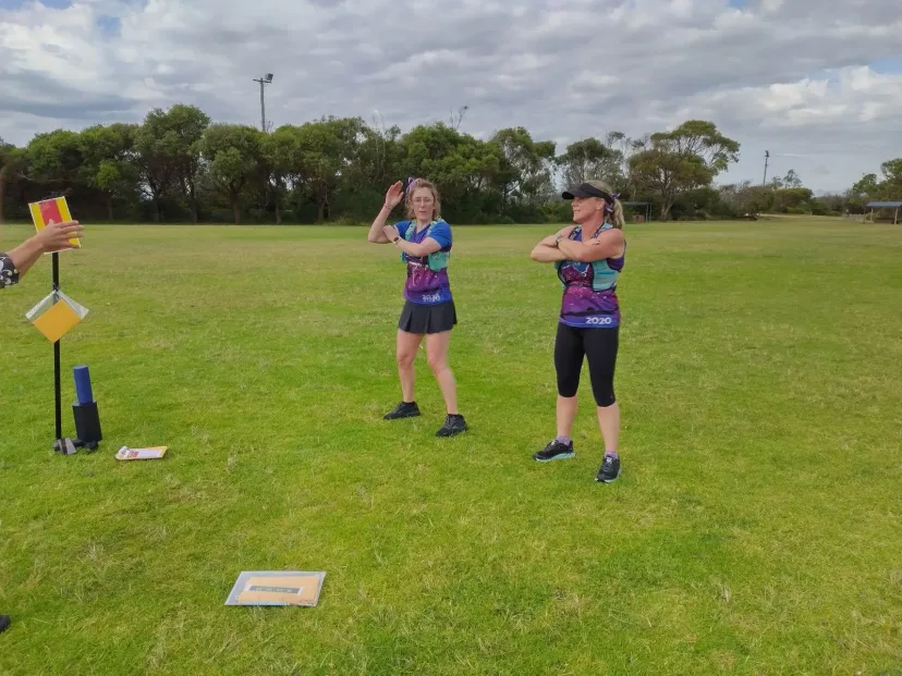 Junior Run Club session on the oval