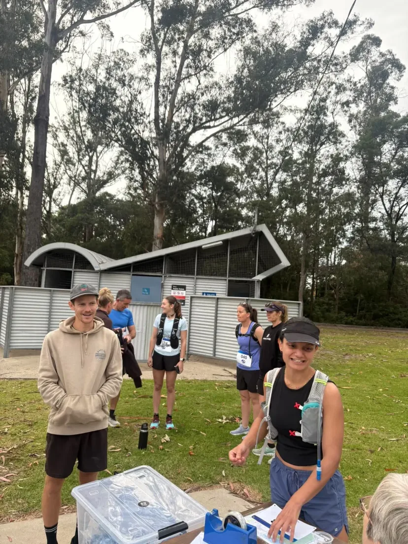 Registration desk at a Sapphire Coast Runners event