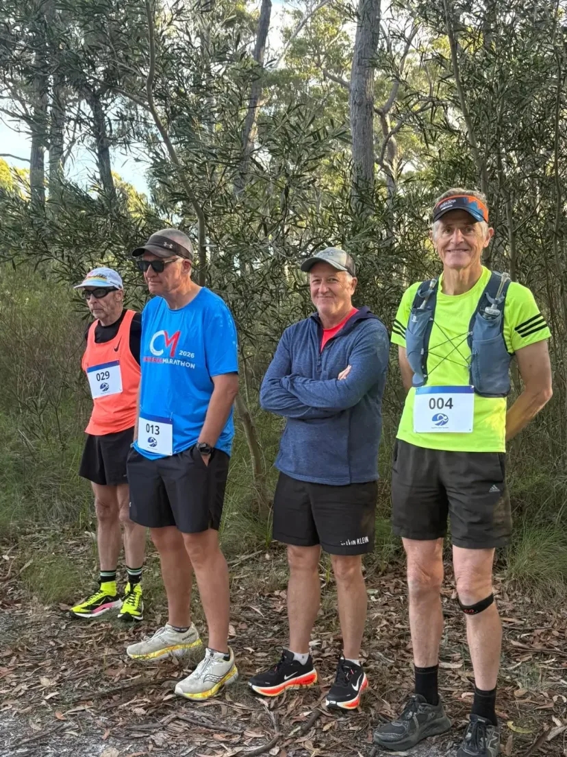 Sapphire Coast Runners members at a running event