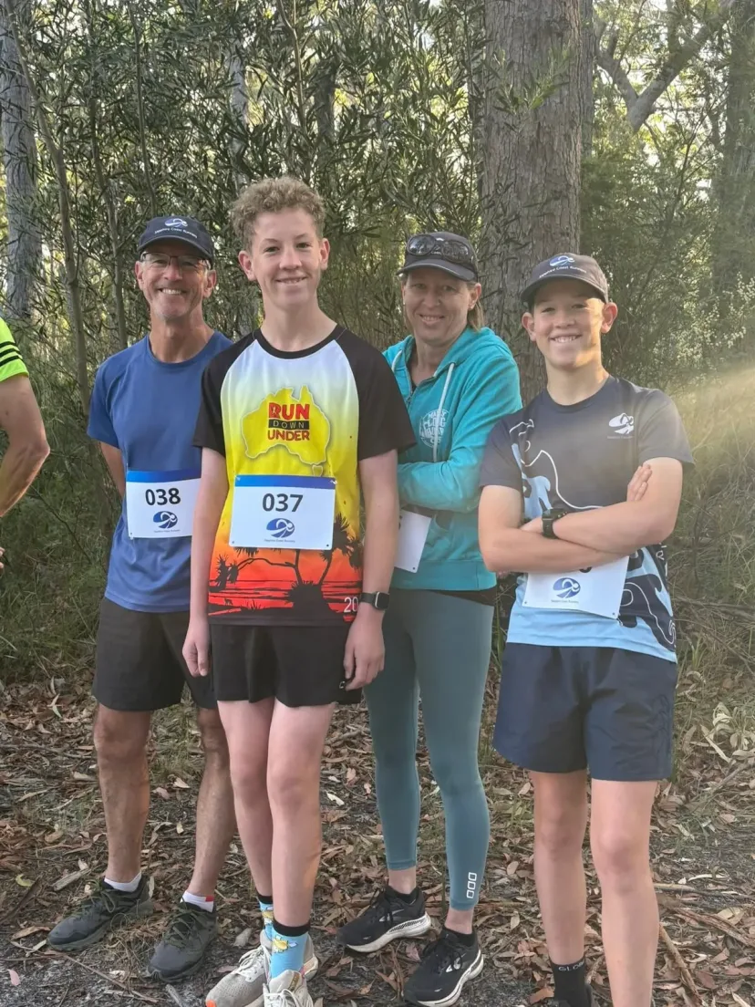 Sapphire Coast Runners members at a running event