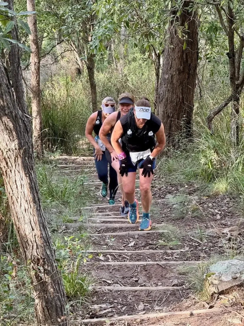 Sapphire Coast Runners member on a bush trail