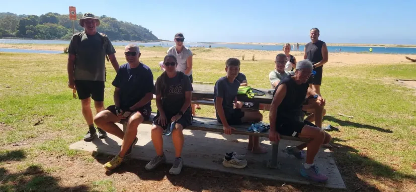 Sapphire Coast Runners members together for a group photo