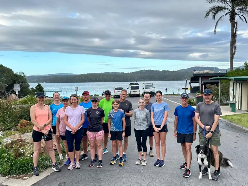 Sapphire Coast Runners members together for a group photo
