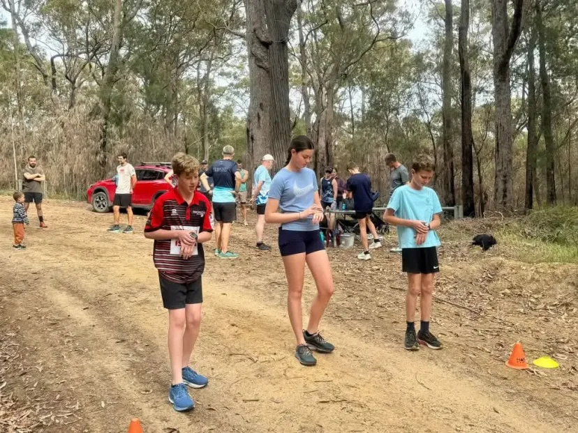 Junior Run Club session on the oval