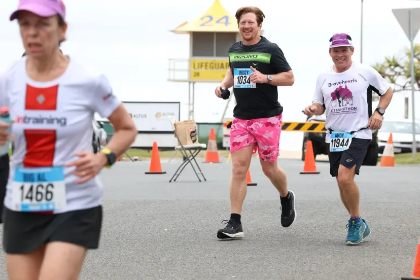 Sapphire Coast Runners members at a running event