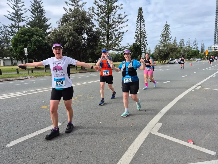 Sapphire Coast Runners members at a running event