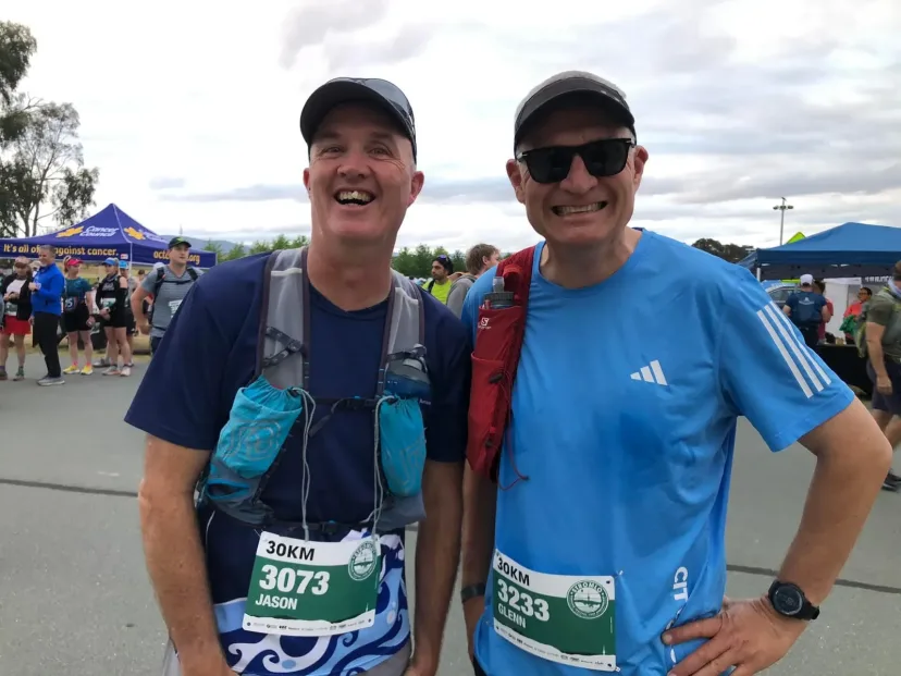 Sapphire Coast Runners members at a running event