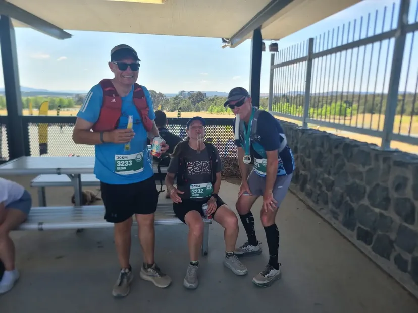 Sapphire Coast Runners members at a running event