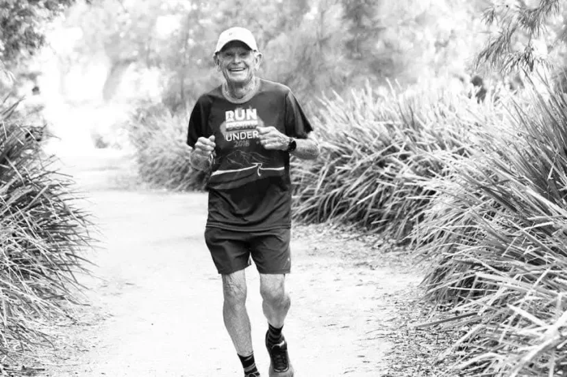 Sapphire Coast Runners member on a bush trail