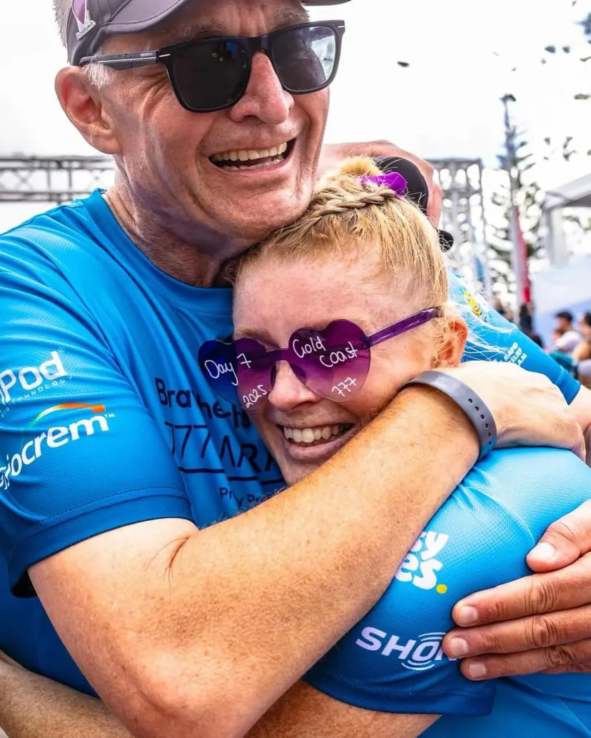 Club member on the Bravehearts 777 marathon challenge
