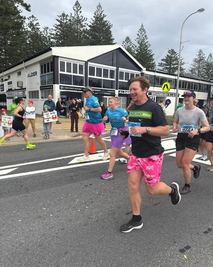 Club member on the Bravehearts 777 marathon challenge