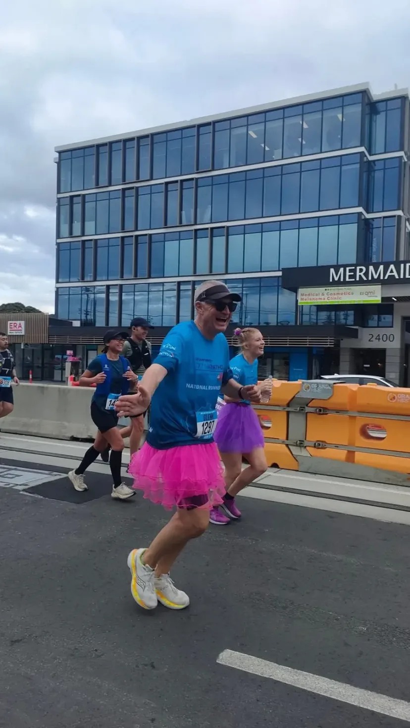 Club member on the Bravehearts 777 marathon challenge