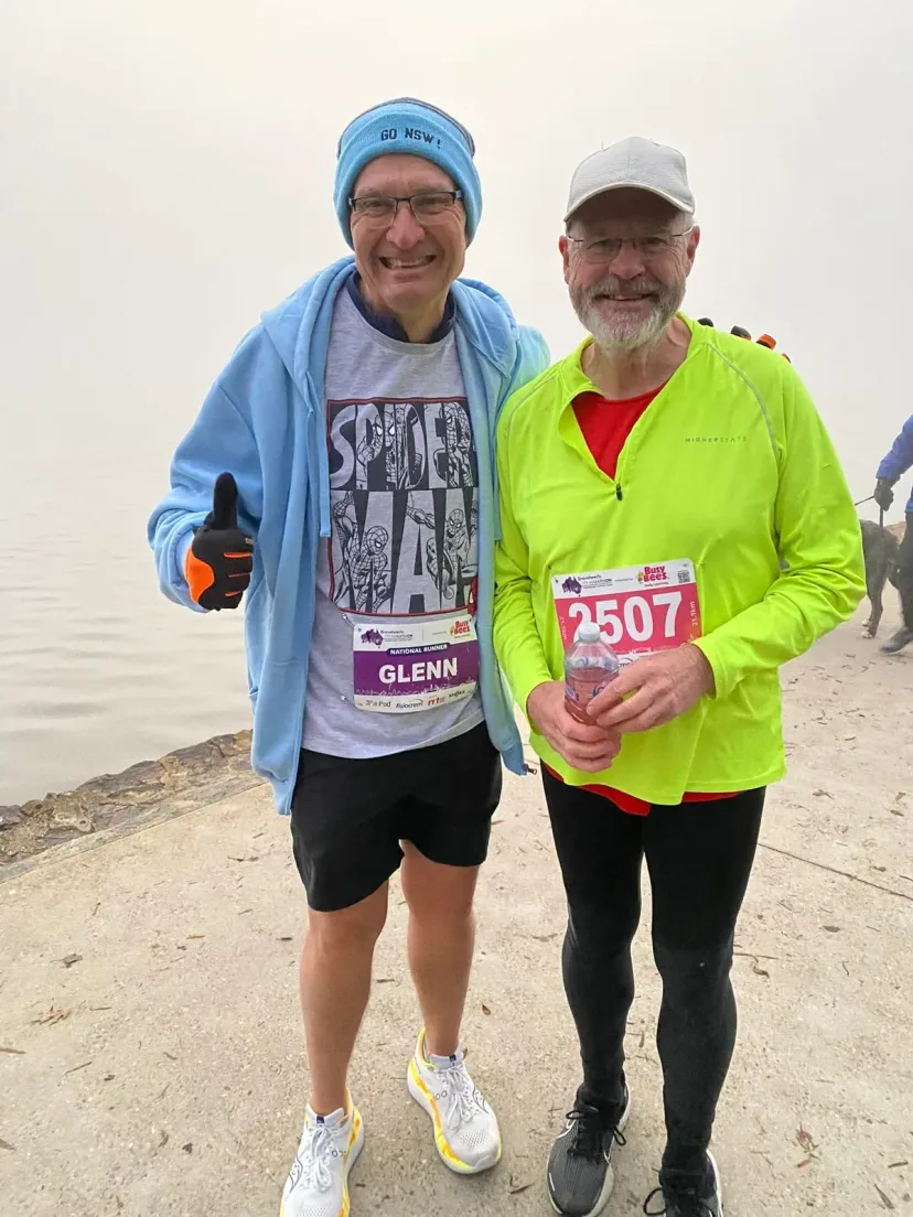 Club member on the Bravehearts 777 marathon challenge