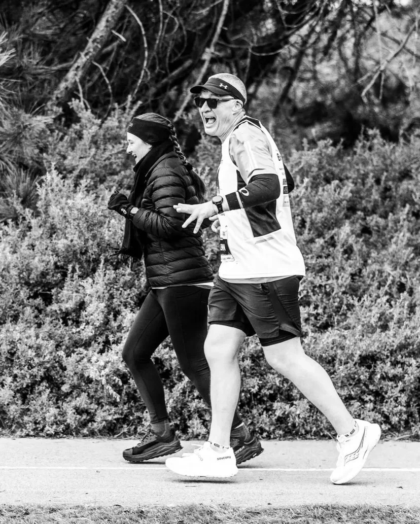 Sapphire Coast Runners member on a bush trail